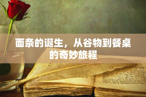 面条的诞生，从谷物到餐桌的奇妙旅程
