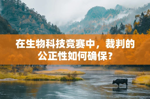 在生物科技竞赛中，裁判的公正性如何确保？