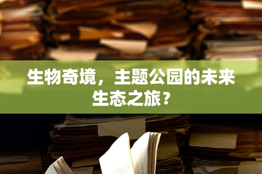 生物奇境，主题公园的未来生态之旅？