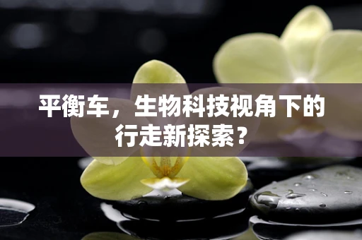 平衡车，生物科技视角下的行走新探索？