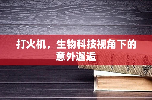 打火机，生物科技视角下的意外邂逅