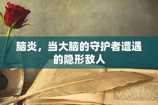 脑炎，当大脑的守护者遭遇的隐形敌人