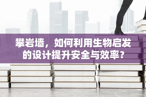攀岩墙，如何利用生物启发的设计提升安全与效率？