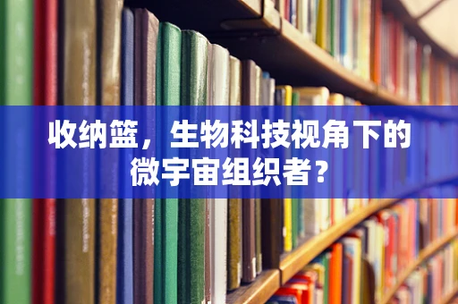 收纳篮，生物科技视角下的微宇宙组织者？