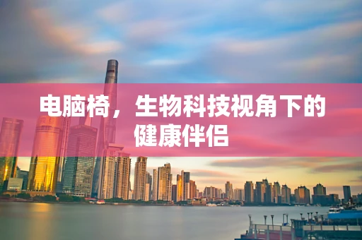 电脑椅，生物科技视角下的健康伴侣