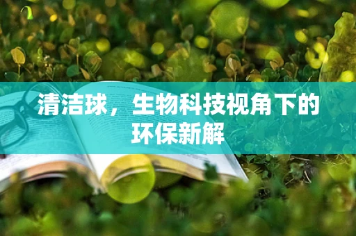清洁球，生物科技视角下的环保新解