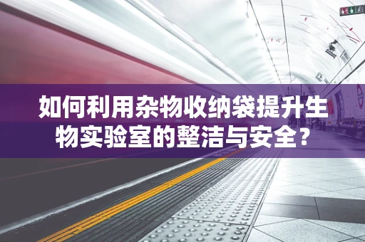如何利用杂物收纳袋提升生物实验室的整洁与安全？