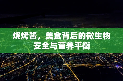 烧烤酱，美食背后的微生物安全与营养平衡