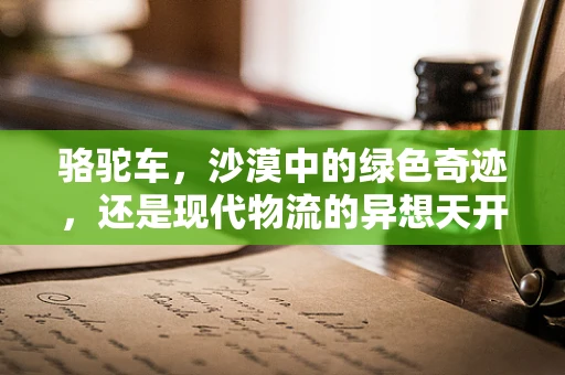 骆驼车，沙漠中的绿色奇迹，还是现代物流的异想天开？