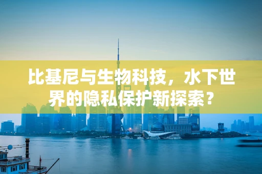 比基尼与生物科技，水下世界的隐私保护新探索？