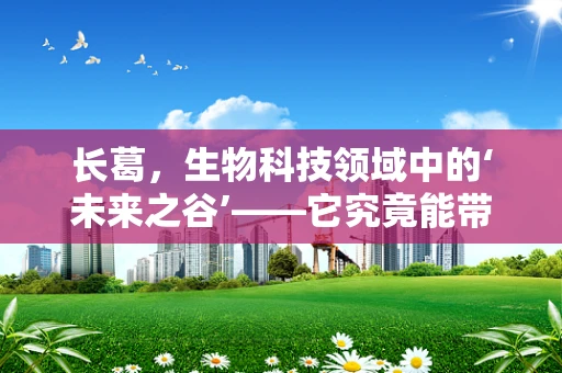 长葛，生物科技领域中的‘未来之谷’——它究竟能带来什么变革？