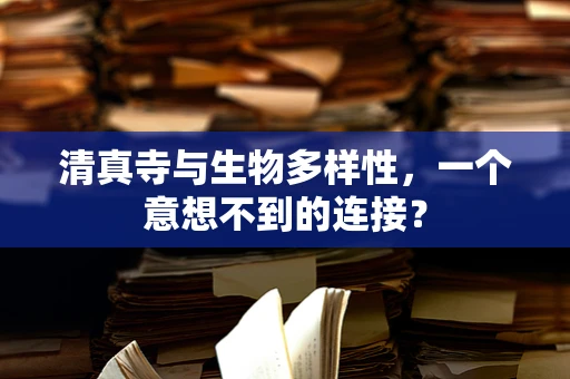 清真寺与生物多样性，一个意想不到的连接？