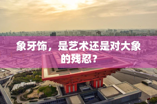 象牙饰，是艺术还是对大象的残忍？