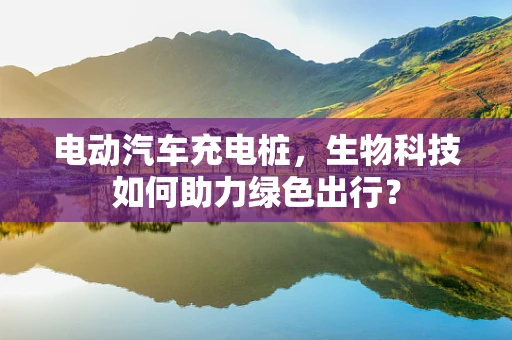 电动汽车充电桩，生物科技如何助力绿色出行？