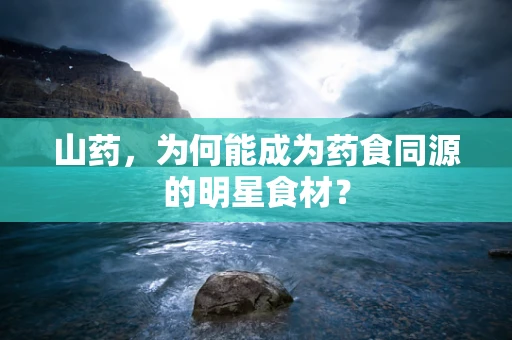 山药，为何能成为药食同源的明星食材？