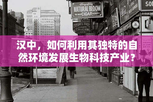 汉中，如何利用其独特的自然环境发展生物科技产业？