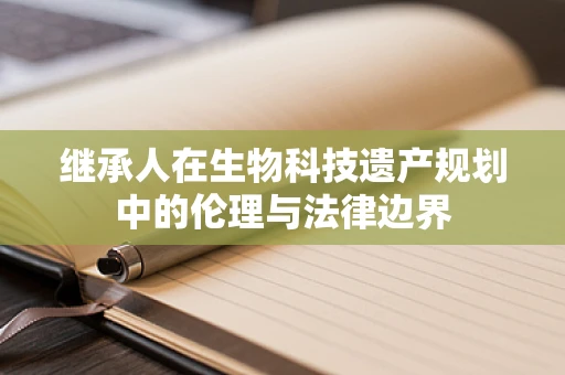 继承人在生物科技遗产规划中的伦理与法律边界