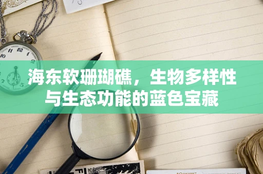 海东软珊瑚礁，生物多样性与生态功能的蓝色宝藏