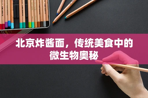 北京炸酱面，传统美食中的微生物奥秘