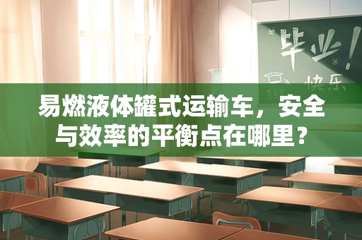 易燃液体罐式运输车，安全与效率的平衡点在哪里？