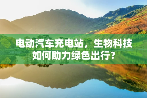 电动汽车充电站，生物科技如何助力绿色出行？