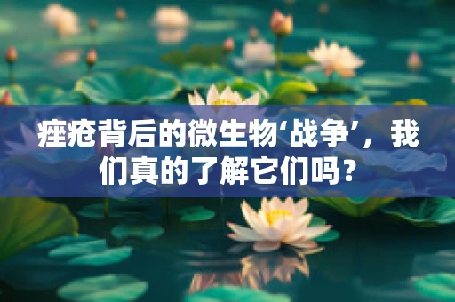 痤疮背后的微生物‘战争’，我们真的了解它们吗？