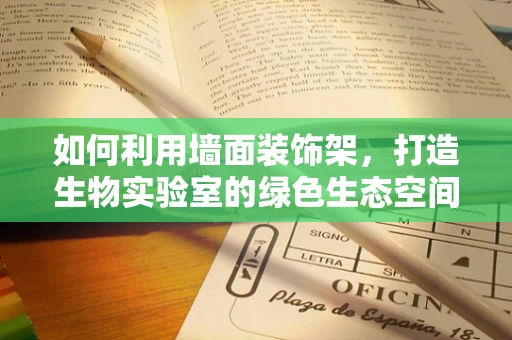 如何利用墙面装饰架，打造生物实验室的绿色生态空间？