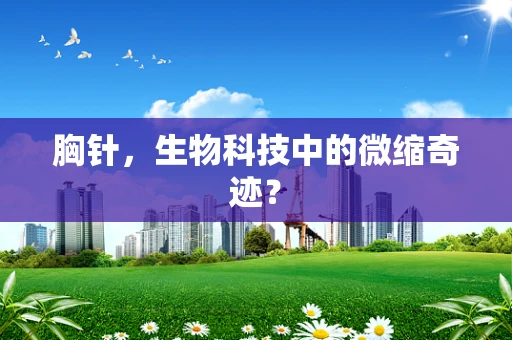 胸针，生物科技中的微缩奇迹？