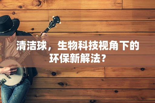 清洁球，生物科技视角下的环保新解法？