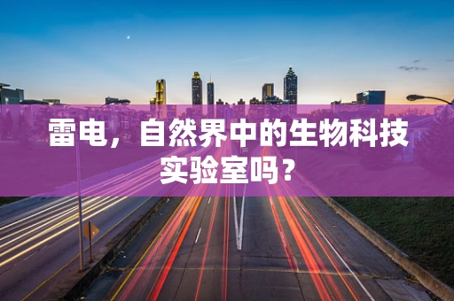 雷电，自然界中的生物科技实验室吗？