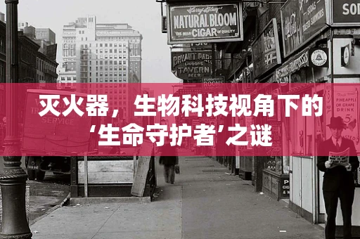 灭火器，生物科技视角下的‘生命守护者’之谜