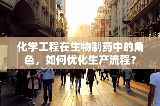 化学工程在生物制药中的角色，如何优化生产流程？
