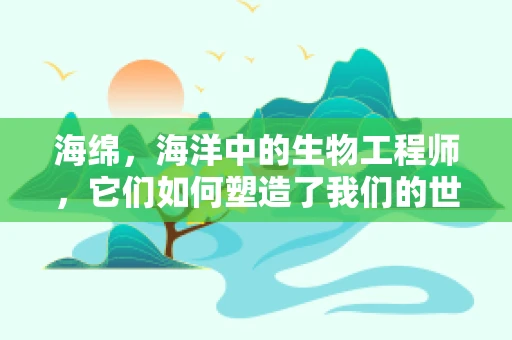 海绵，海洋中的生物工程师，它们如何塑造了我们的世界？