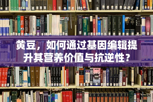黄豆，如何通过基因编辑提升其营养价值与抗逆性？