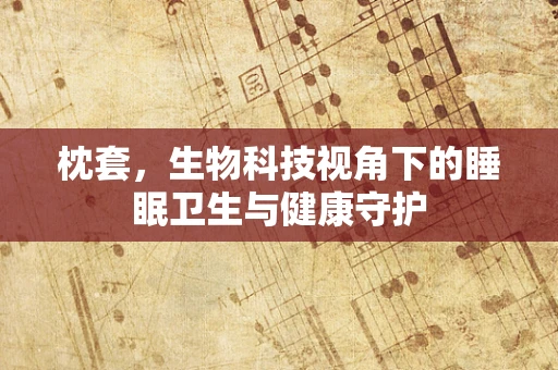 枕套，生物科技视角下的睡眠卫生与健康守护