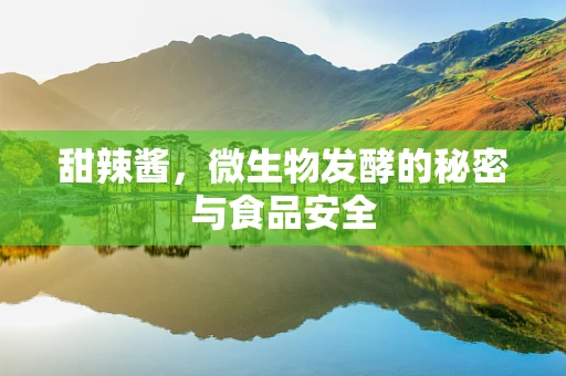 甜辣酱，微生物发酵的秘密与食品安全