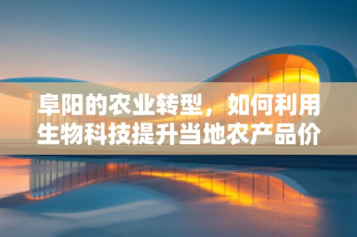 阜阳的农业转型，如何利用生物科技提升当地农产品价值？