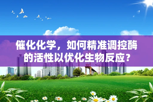 催化化学，如何精准调控酶的活性以优化生物反应？