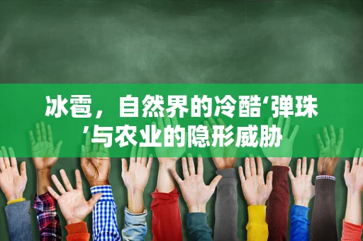 冰雹，自然界的冷酷‘弹珠’与农业的隐形威胁