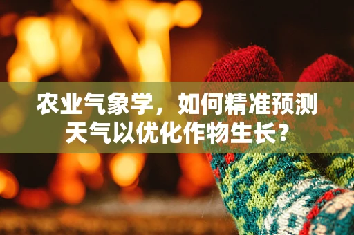 农业气象学，如何精准预测天气以优化作物生长？