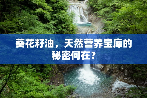 葵花籽油，天然营养宝库的秘密何在？
