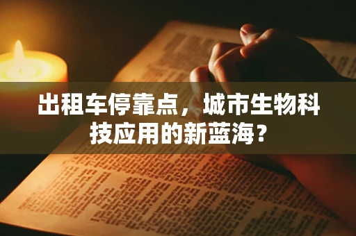 出租车停靠点，城市生物科技应用的新蓝海？