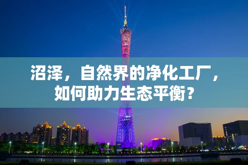 沼泽，自然界的净化工厂，如何助力生态平衡？
