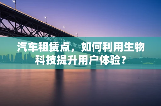 汽车租赁点，如何利用生物科技提升用户体验？