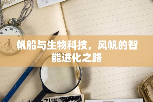 帆船与生物科技，风帆的智能进化之路