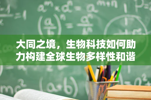 大同之境，生物科技如何助力构建全球生物多样性和谐共生的未来？