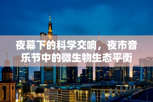 夜幕下的科学交响，夜市音乐节中的微生物生态平衡