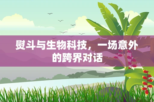 熨斗与生物科技，一场意外的跨界对话
