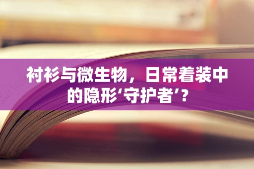 衬衫与微生物，日常着装中的隐形‘守护者’？