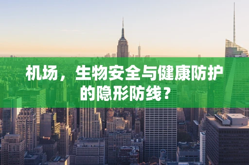 机场，生物安全与健康防护的隐形防线？